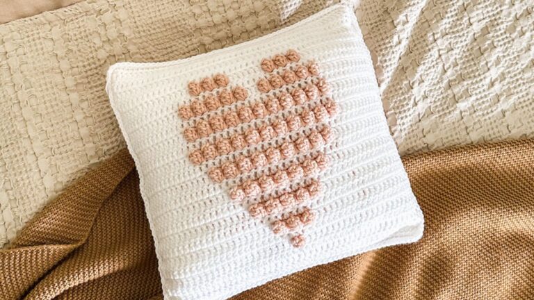 Crochet Heart Pillow Pattern: Free Pattern for Valentines Day