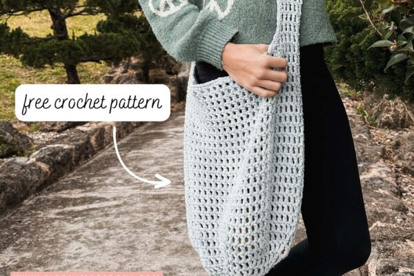 Crossbody Crochet Market Bag: Free Crochet Pattern