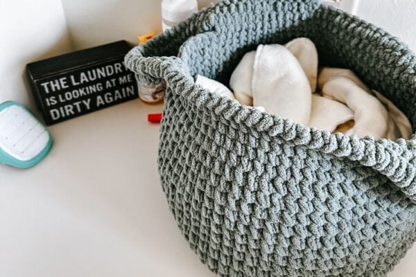 Easy Single Crochet Basket Pattern for Beginners