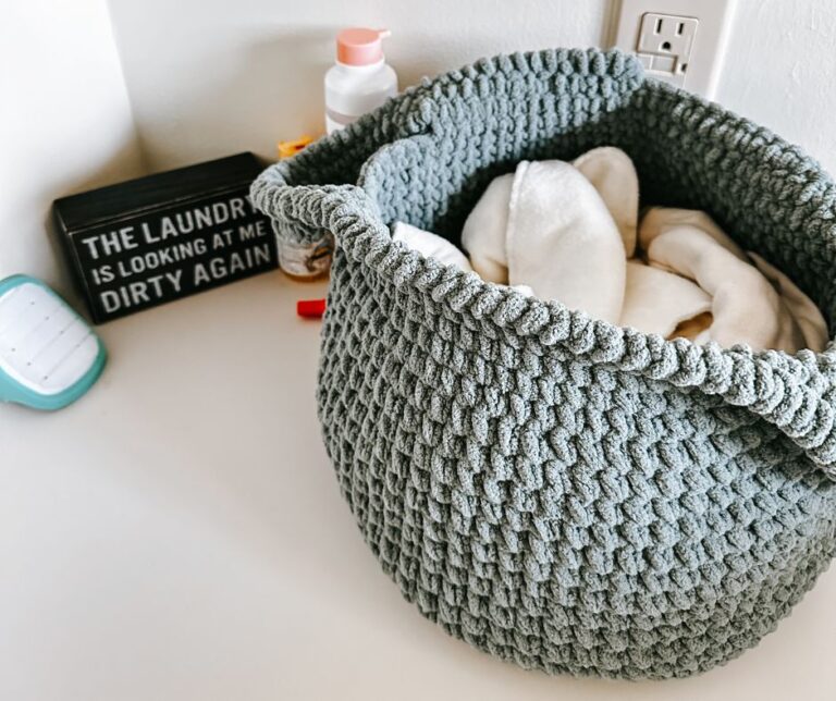 Easy Single Crochet Basket Pattern for Beginners
